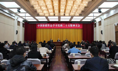中國僑聯召開傳達學習黨的二十大精神大會