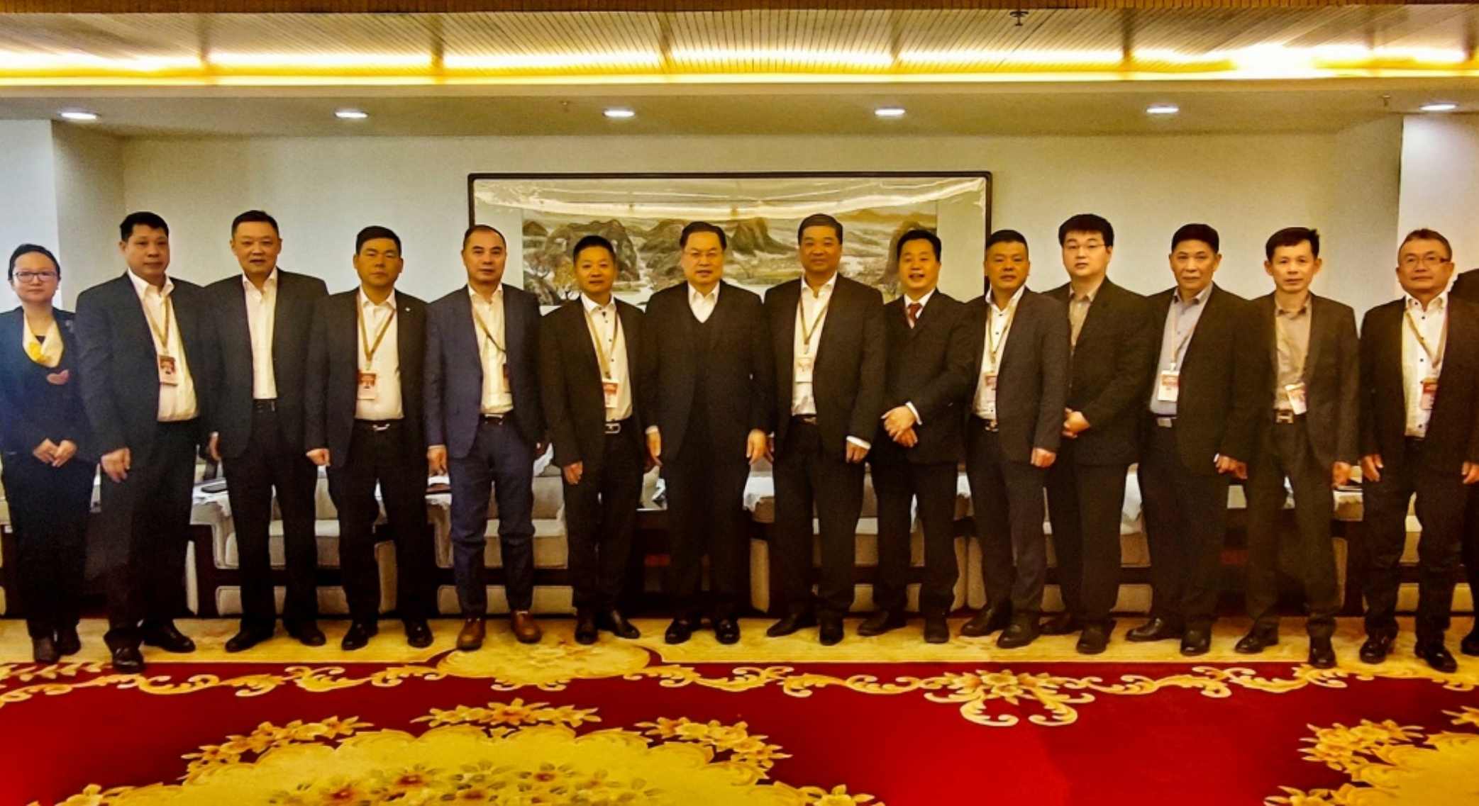 程學源會見奧地利浙江商會、奧地利華僑華人聯誼會代表團一行