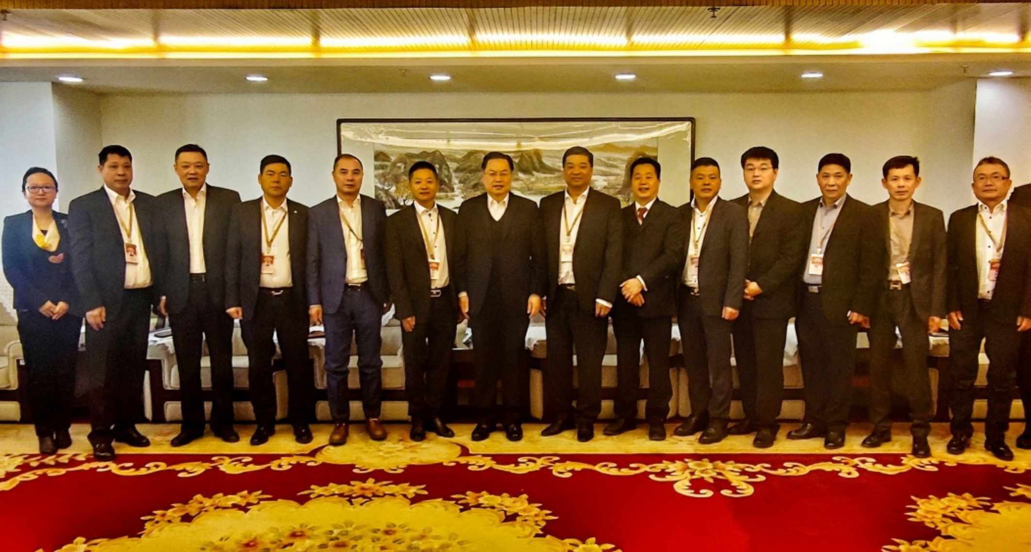 程學源會見奧地利浙江商會、奧地利華僑華人聯誼會代表團一行