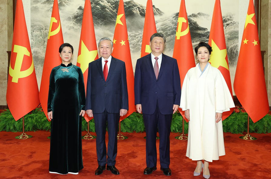 習近平同越共中央總書記、國家主席蘇林舉行會談