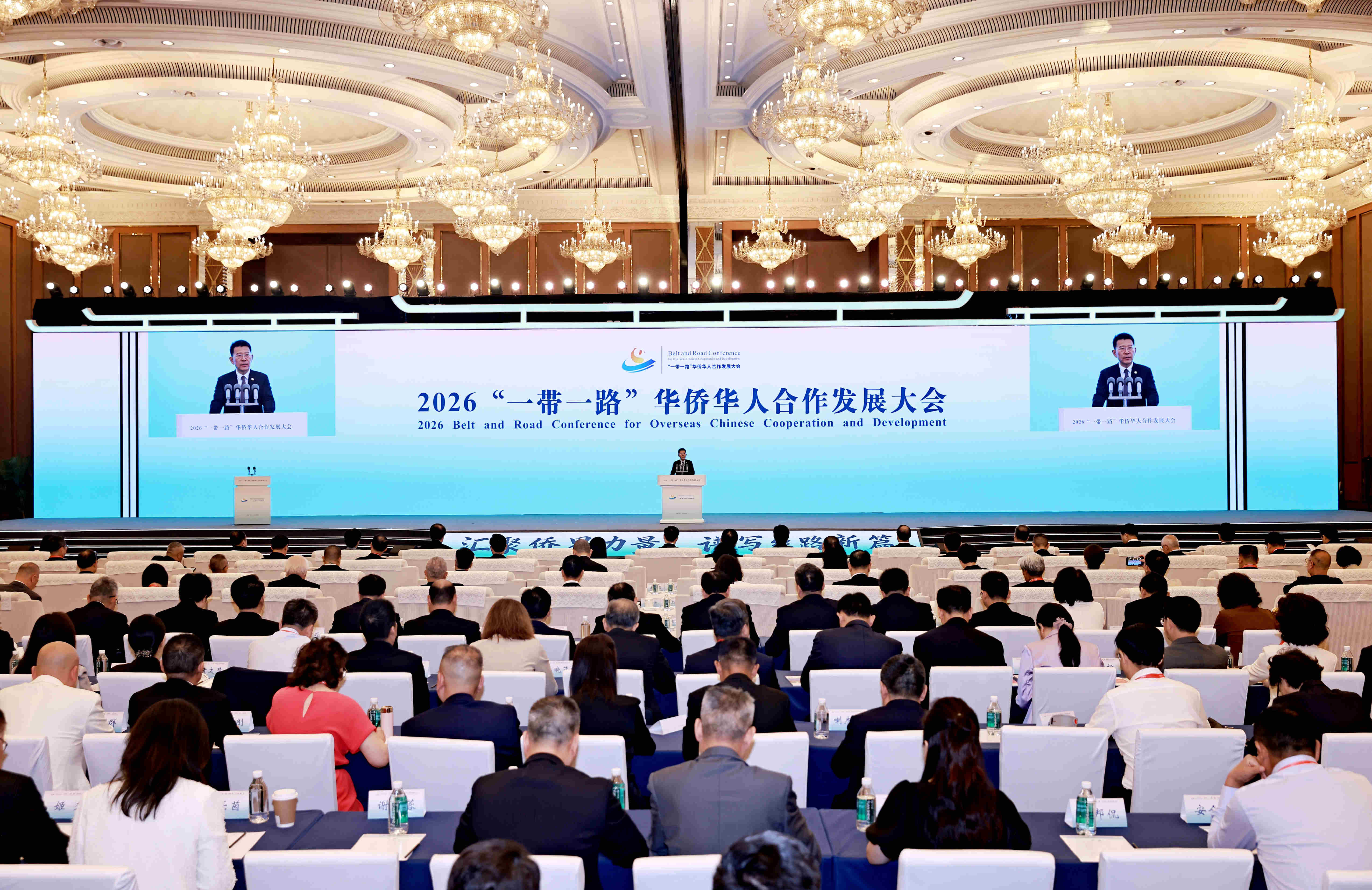 王灵桂出席2026“一带一路”华侨华人合作发展大会