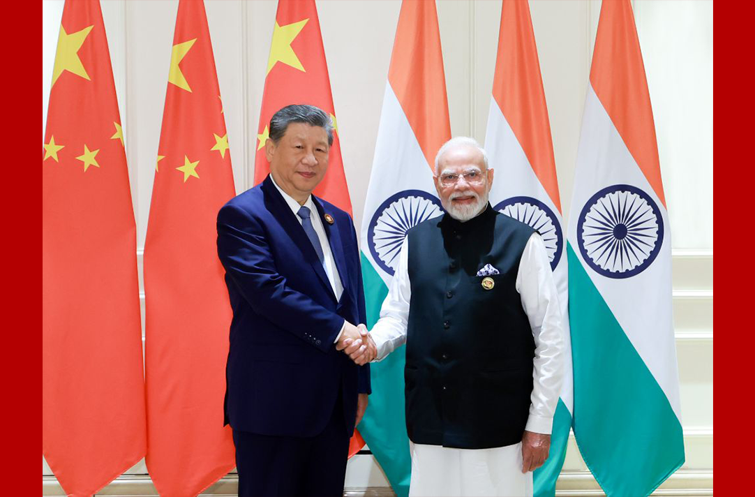 习近平会见印度总理莫迪