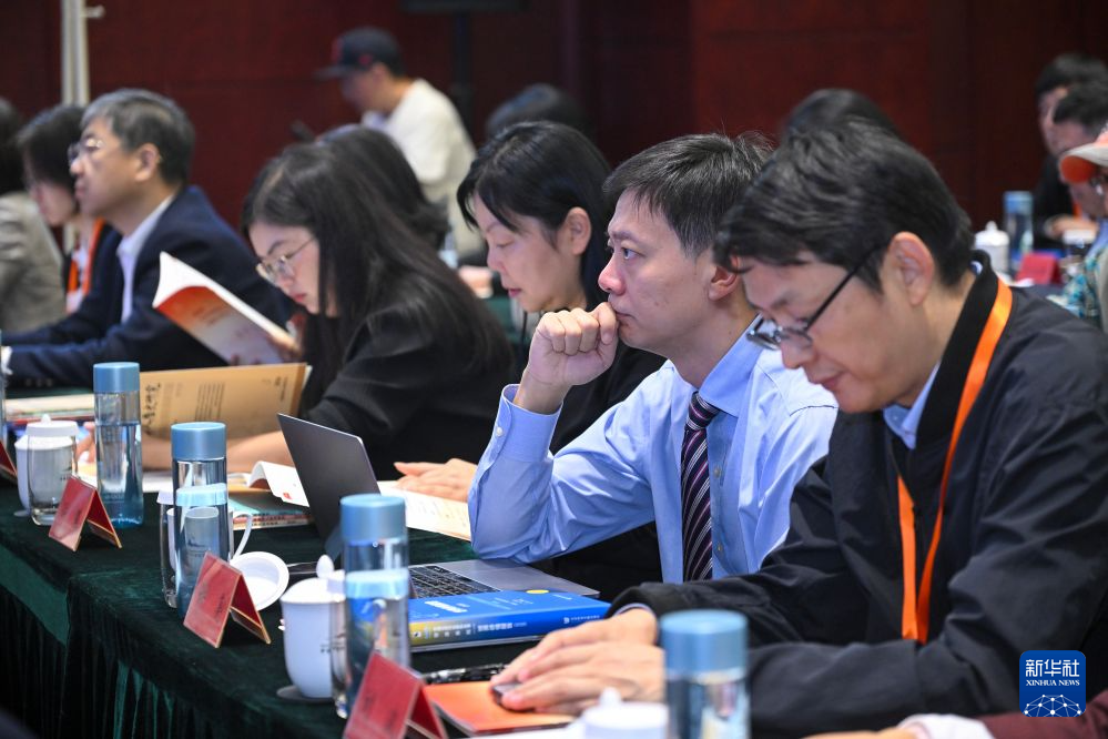 10月10日拍摄的研讨会现场。新华社记者 金良快 摄