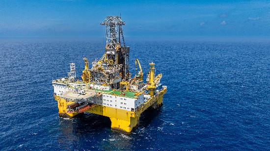 2024年8月17日，海南陵水，深海一號二期鑽井平台。