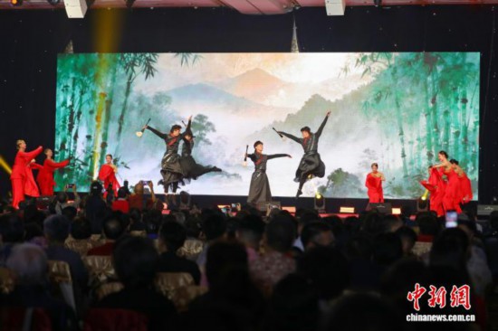 3月4日，“亲情中华·四海同春”慰侨演出在雅加达举行。中新社记者 李志全 摄