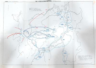 图为作战地图之二。周嘉晨摄